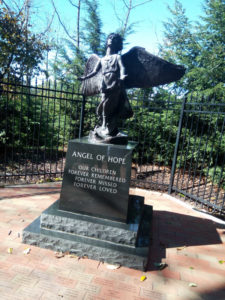 Statue commemorating loss of children